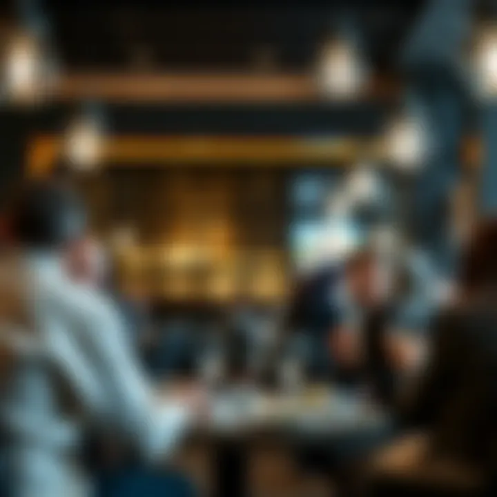 Dining Atmosphere at مطعم الجلسه Patrons enjoying their meals at مطعم الجلسه, illustrating the vibrant dining atmosphere.