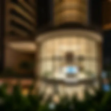 Overview of the AB Centre al Barsha exterior showcasing modern architecture