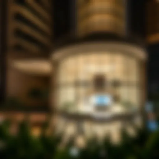 Overview of the AB Centre al Barsha exterior showcasing modern architecture