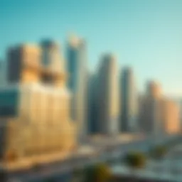 Stunning skyline showcasing modern architecture in Dubai