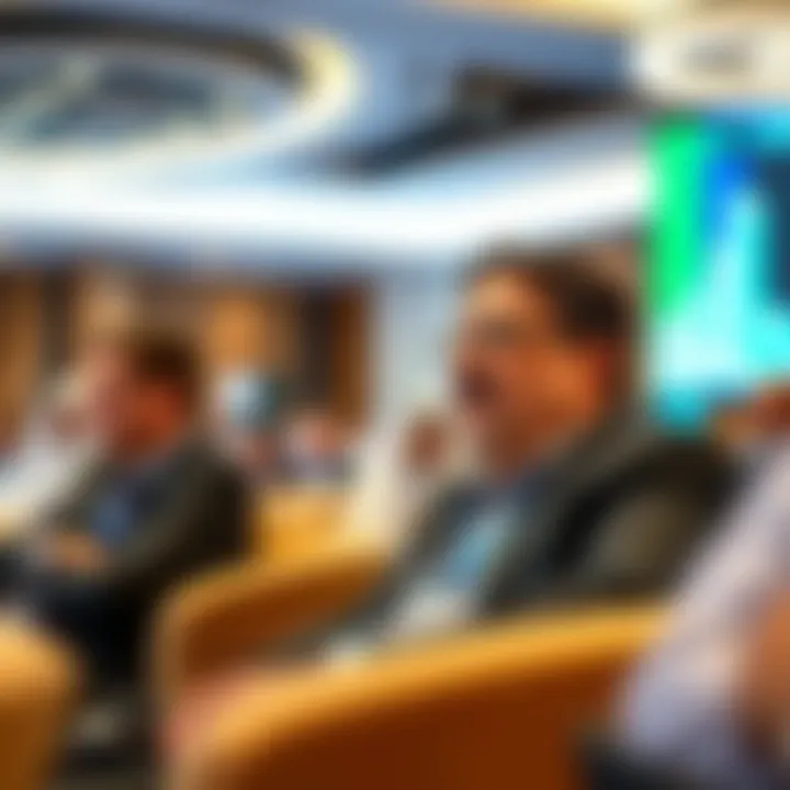 Ajmal Makan at a real estate conference