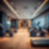 Modern Fitness Equipment at Al Barari Gym Interior view of Al Barari Gym showcasing fitness equipment