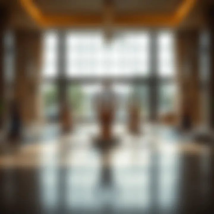 Peaceful Yoga Session in Luxurious Surroundings Yoga class in serene environment at Al Barari Gym