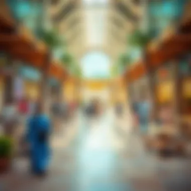 Vibrant Community Space at Al Ghurair City Center Community gathering space in Al Ghurair City Center inviting residents and visitors