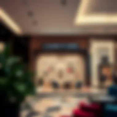 Luxury Retail Experience at Al Ghurair City Center Elegant interior of a luxury retail store at Al Ghurair City Center