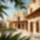 Architectural Beauty of Al Jazeera Al Hamra Traditional architecture of Al Jazeera Al Hamra Heritage Village showcasing coral stone buildings