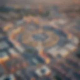 Aerial view of Al Qusais Industrial Area 3 showcasing its layout
