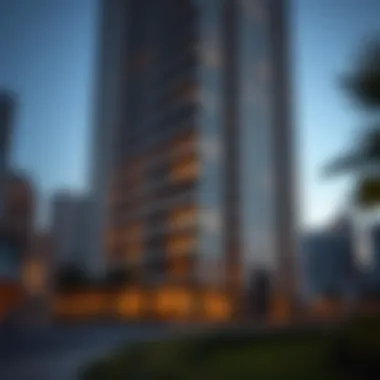 A modern residential building in Al Rashidiya