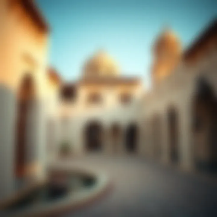 Traditional architectural elements reflecting Dubai's rich heritage