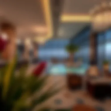 Luxurious amenities inside Al Sondos Oasis Building for residents