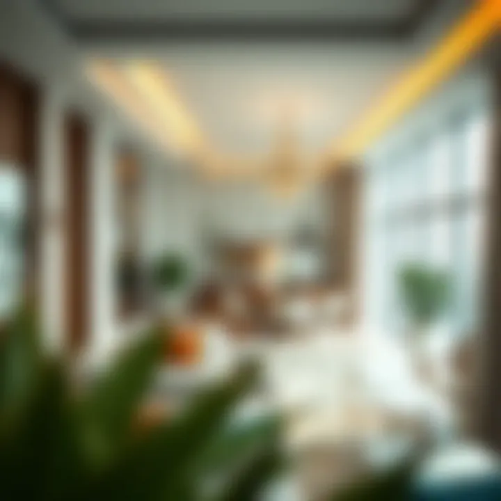 Luxurious Interiors of Al Telal 5 Interior view emphasizing luxury amenities of Al Telal 5