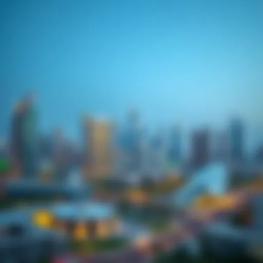 Skyline of Al Warsan 3: A Modern Architectural Marvel Stunning skyline view of Al Warsan 3 showcasing modern architecture