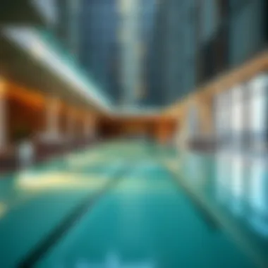 Modern Amenities at Al Yasmeen Building Amenities like a swimming pool and fitness center within the building
