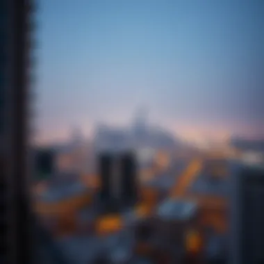 Stunning City Skyline from Al Yasmeen Apartments Panoramic view from one of the apartments highlighting the city skyline