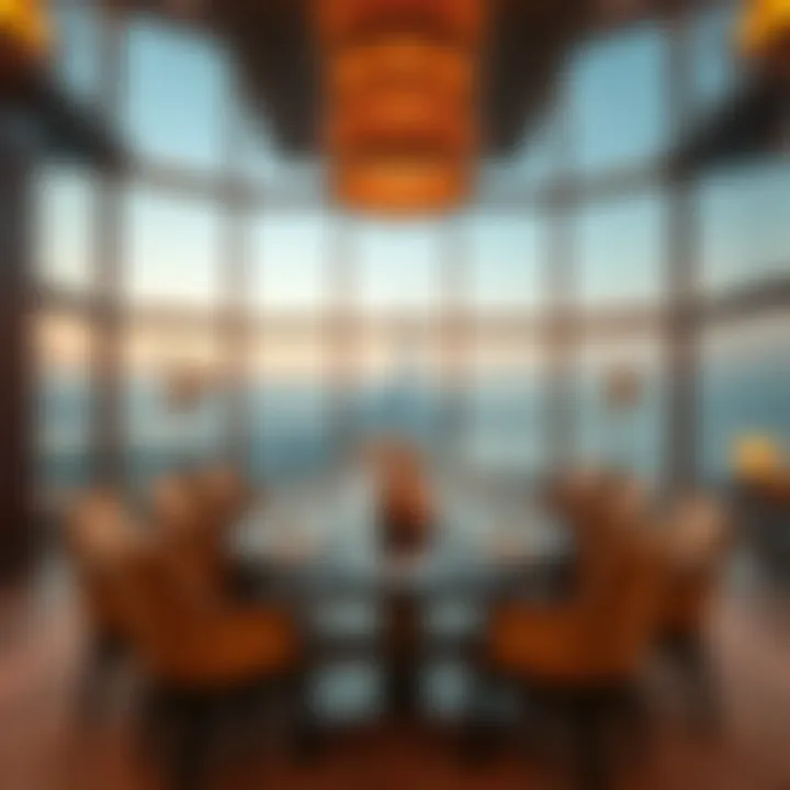 Dining Area with Stunning Views Dining area with stunning views at Anantara Residences