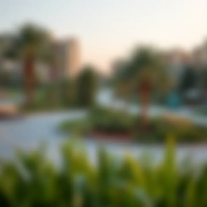 Community Park with Green Spaces in Arjan Al Barsha South 3 Vibrant community park in Arjan Al Barsha South 3, highlighting green spaces and leisure areas