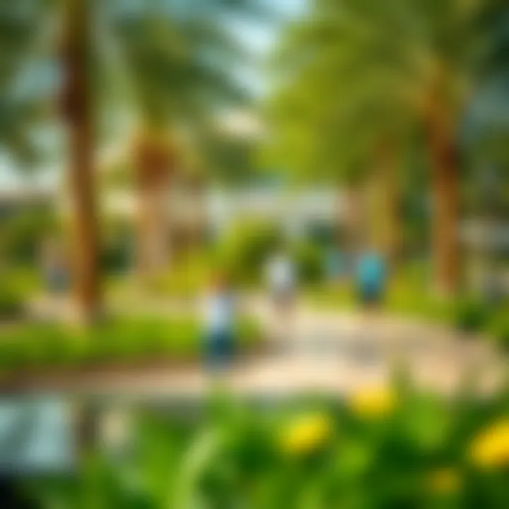 Recreational Activities in Barari Park Visitors enjoying recreational activities in the park