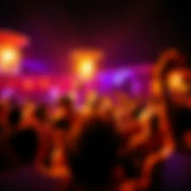 Energetic Live Music Experience at Barasti Crowd enjoying live music at Barasti