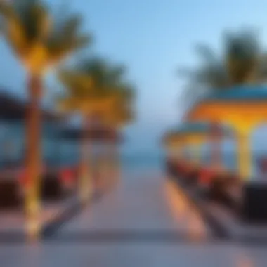 Luxurious Facilities at Bateen Ladies Beach Luxurious facilities available at Bateen Ladies Beach