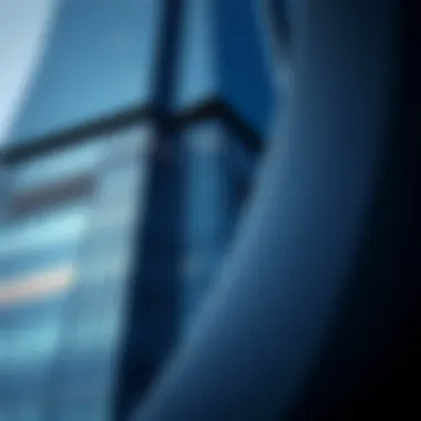 Detail of Burj Kayan's Façade Close-up of Burj Kayan's innovative façade with reflective glass