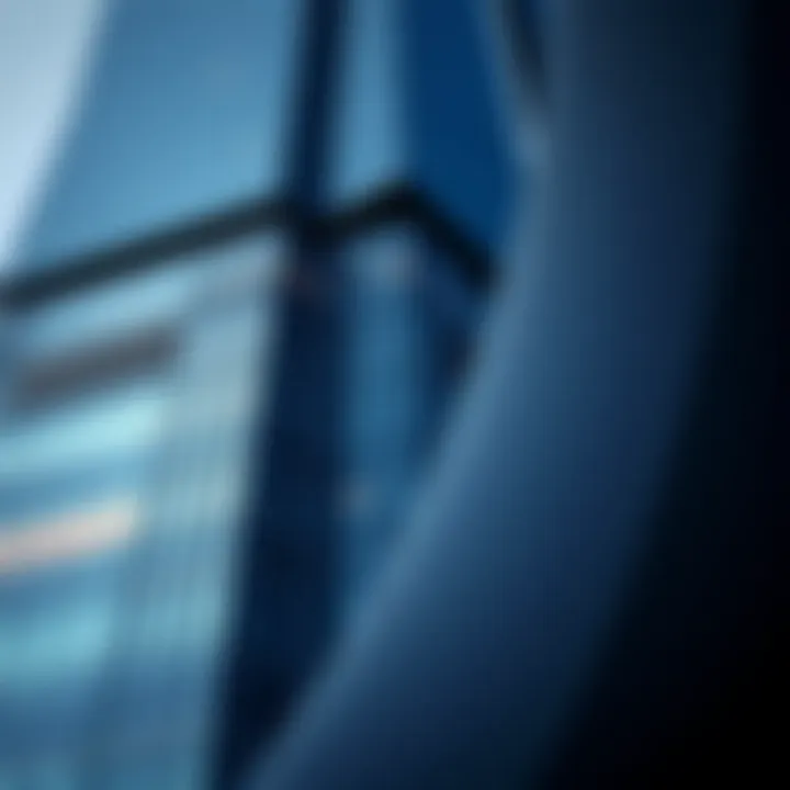 Detail of Burj Kayan's Façade Close-up of Burj Kayan's innovative façade with reflective glass