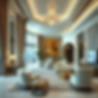 Opulent Interiors of C18 Corniche Residences Luxurious residential interiors of C18 Corniche