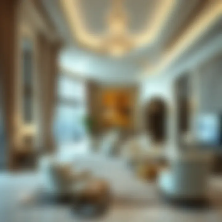 Opulent Interiors of C18 Corniche Residences Luxurious residential interiors of C18 Corniche