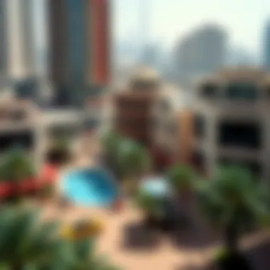 Thriving Urban Environment Around C18 Corniche Surrounding amenities and urban landscape near C18 Corniche