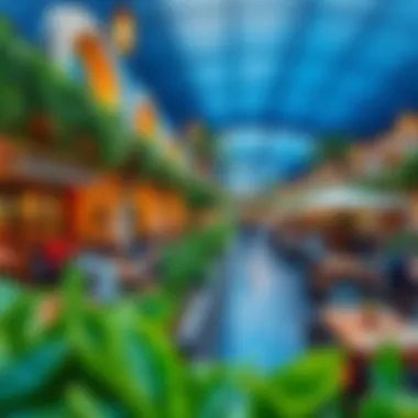 Culinary Diversity at Canal Walk Dubai Vibrant dining scene at Canal Walk with diverse culinary offerings