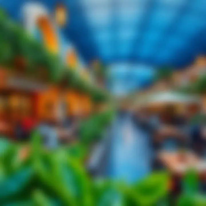 Culinary Diversity at Canal Walk Dubai Vibrant dining scene at Canal Walk with diverse culinary offerings