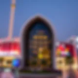 A vibrant image capturing the essence of Dubai Expo with architecture and innovation in focus.