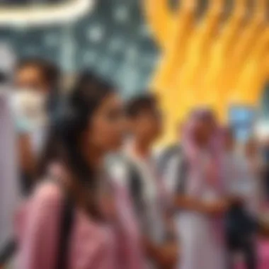 Diverse Career Roles at Dubai Expo An engaging visual representing various career roles available during the Dubai Expo.