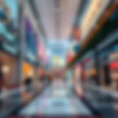 Diverse Retail Experience at Carrefour Mall Vibrant retail spaces inside Carrefour Mall highlighting diverse shopping options