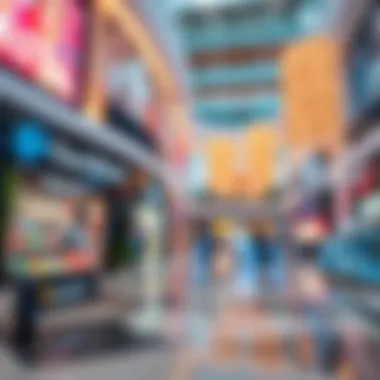 Modern Technology in Retail at Carrefour Mall High-tech features within Carrefour Mall enhancing the shopping experience