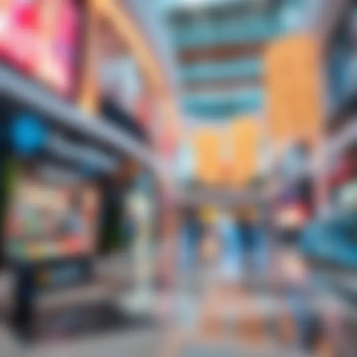 Modern Technology in Retail at Carrefour Mall High-tech features within Carrefour Mall enhancing the shopping experience