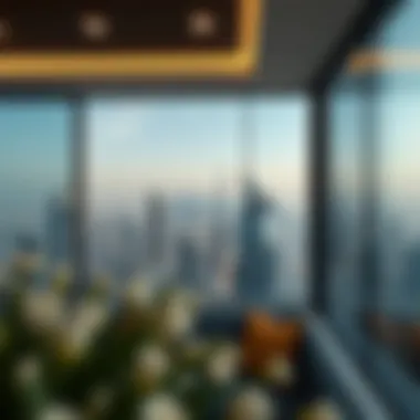 Stunning Skyline Views from Casa by Damac Skyline view from a residence in Casa by Damac