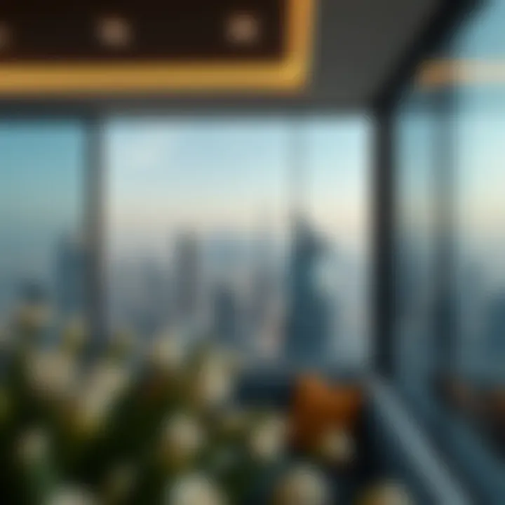 Stunning Skyline Views from Casa by Damac Skyline view from a residence in Casa by Damac