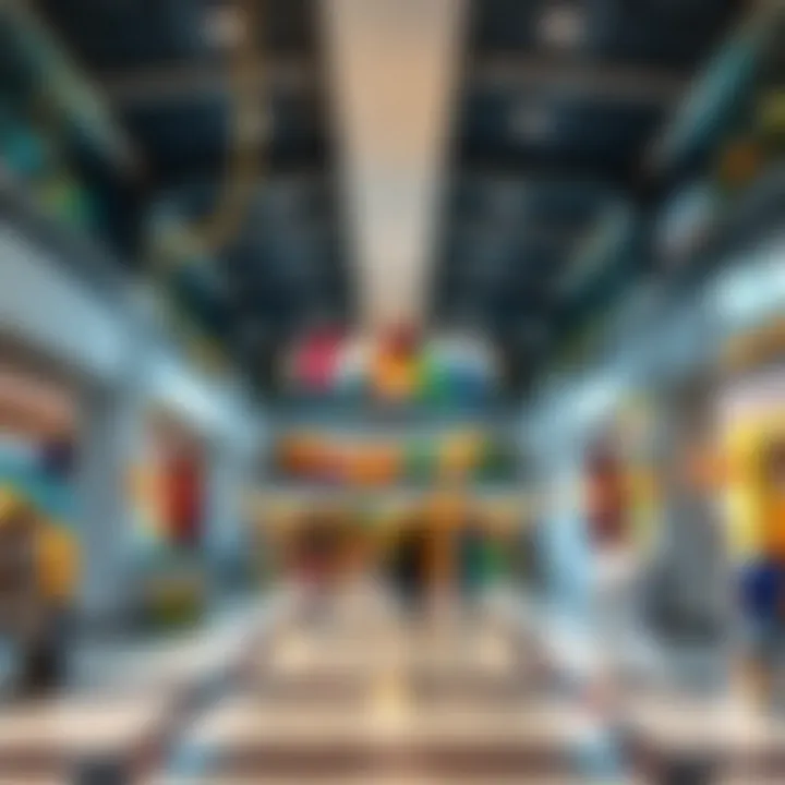 Leisure Facilities at Central Mall Khalifa Leisure area in Central Mall Khalifa with recreational facilities and visitors enjoying