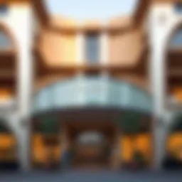 Stylish exterior of City Centre Al Zahia