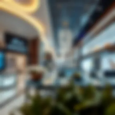 Luxurious Retail Experience Inside City Centre Al Zahia Interior showcasing luxury retail stores