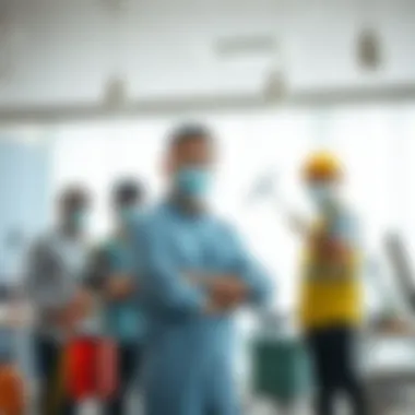 Diverse team of professionals delivering premium cleaning services