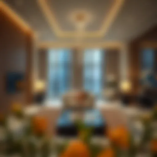 Luxurious apartment with pristine interiors reflecting high-end cleaning standards