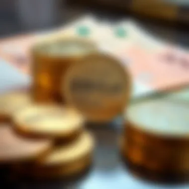 UAE Dirham coins and notes