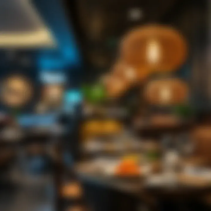 Dining ambiance showcasing local flavors