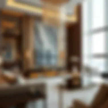 Luxurious Interiors of Damac Canal Crown Residences Luxurious interior design of a residence at Damac Canal Crown