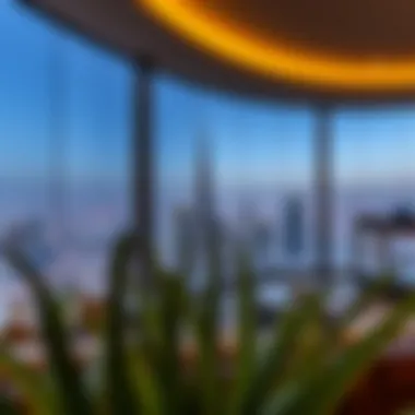 Panoramic view of Dubai skyline from Damac Casa