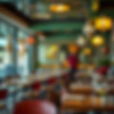 Cultural Ambiance in UAE Restaurants Vibrant restaurant interior reflecting cultural elements