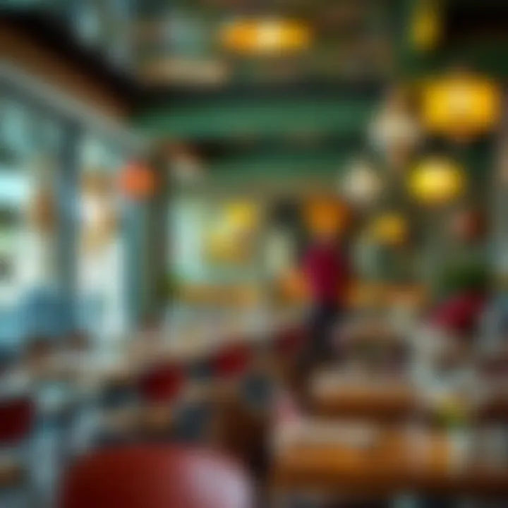 Cultural Ambiance in UAE Restaurants Vibrant restaurant interior reflecting cultural elements