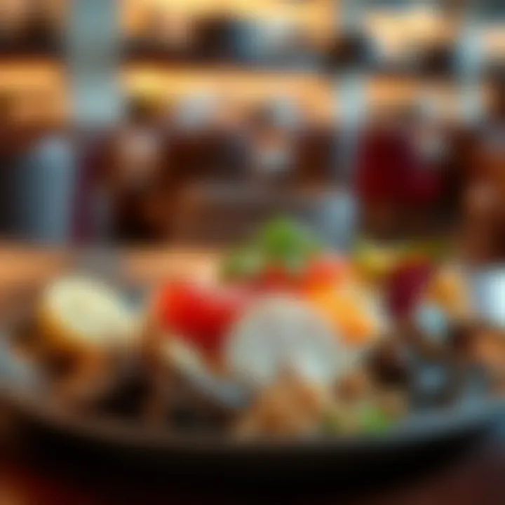 Fusion Cuisine of the UAE Plated dish showcasing fusion of regional flavors