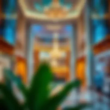 Luxurious interior design elements within Dubai Mall